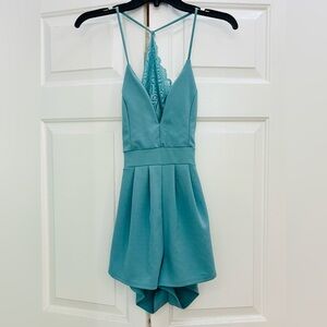 The Vintage Shop Teal Jumpsuit